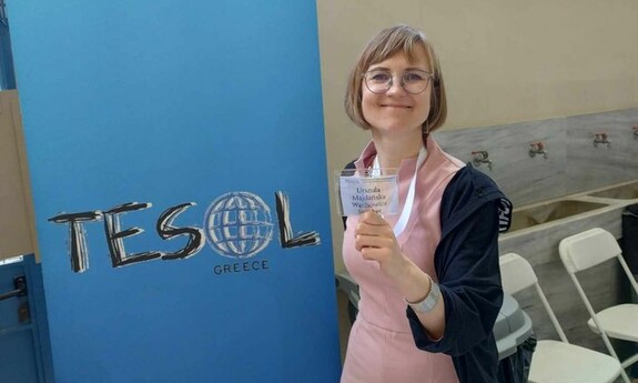 Dr Urszula Majdańska-Wachowicz uczestniczyła w międzynarodowej konferencji naukowo-dydaktycznej TESOL Greece w Pireusie
